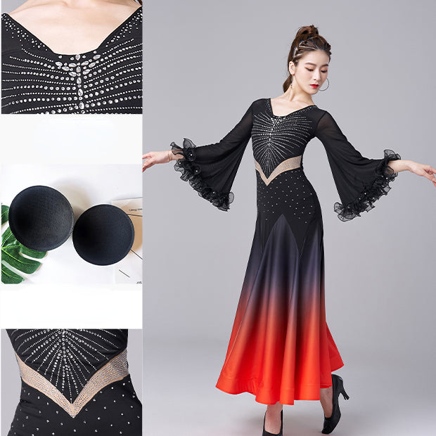 strapless open back dress Scarlet Darkness Women Off the Shoulder Renaissance Dress with Pockets main image 0