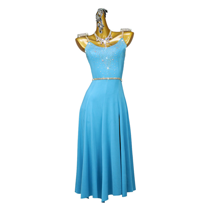 Customized  Slip Long Latin Dance Dress