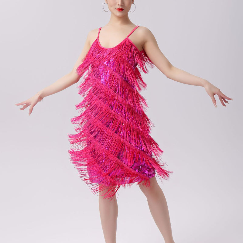 thumbnail image 2 of Lovskoo Women Latin Dance Dress Sequin Tassel Fringe Flapper Dress 1920s Cocktail Dress Tango Ballroom Dancing Costume White 4b6d1df2 A225 4f6c 9ad4 07ade935786a.39011f32f118ef0baf7541285fdfe46d 2 of 14