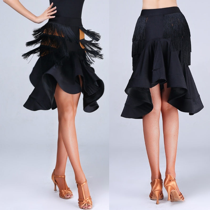 Swing Tassel Fishtail Latin Dance Skirt