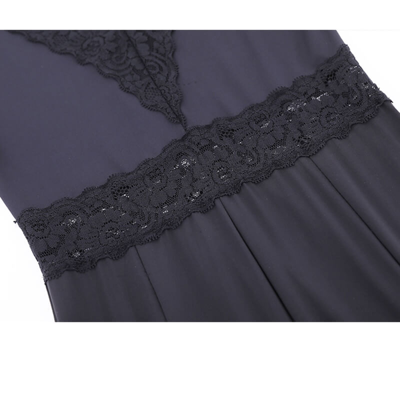 Black Ballroom Dress Detail