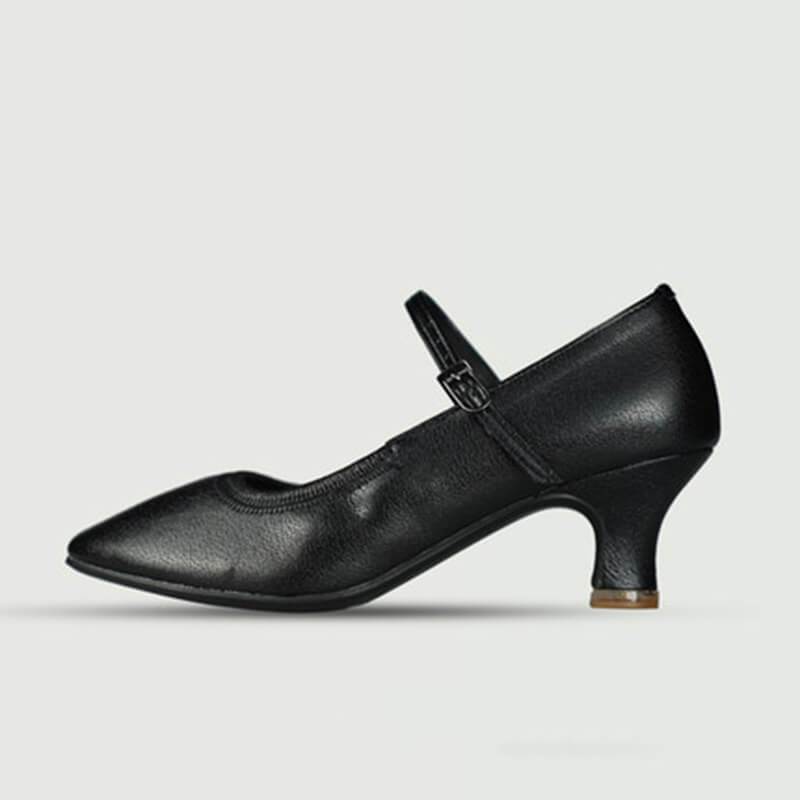 Black ballroom shoes