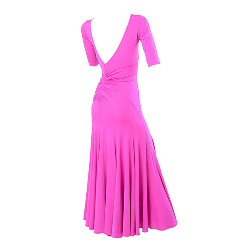 Flared Long Glamorous Ballroom Dress