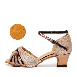 Gold Ballroom Shoes 5cm heel