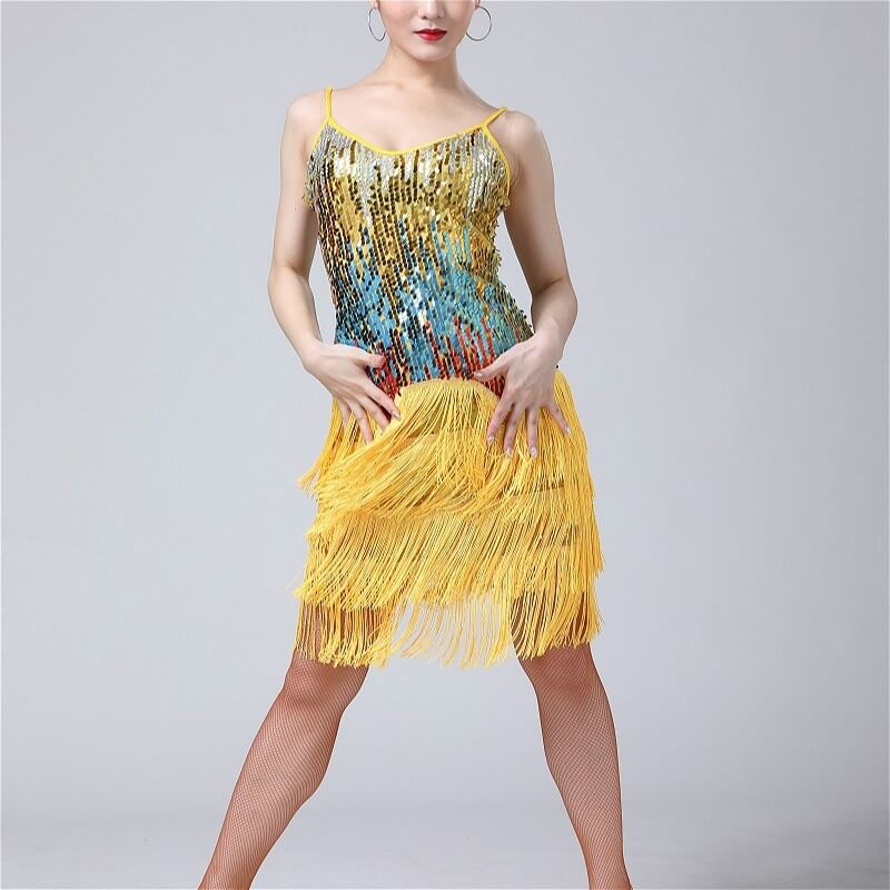 Latin hotsell fringe dress