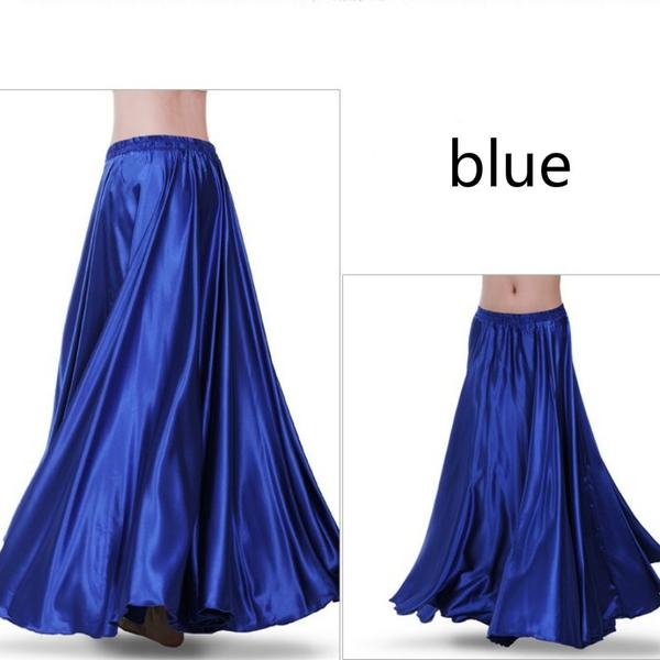 Blue Women Contemporary Dance Skirt