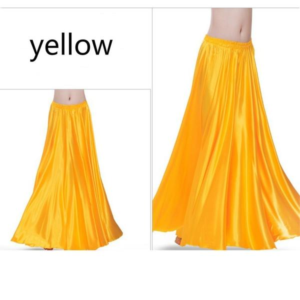 Yellow Women Contemporary Dance Skirt