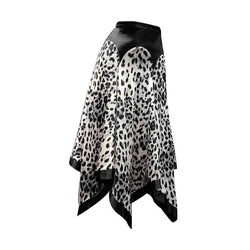 Leopard Asymmetric Latin Skirt