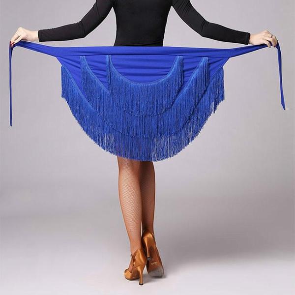 blue latin skirt