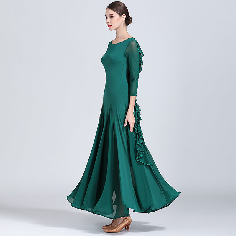 green ballroom dress 3