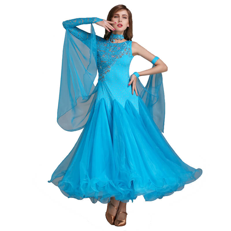 lake blue ballroom dress 1