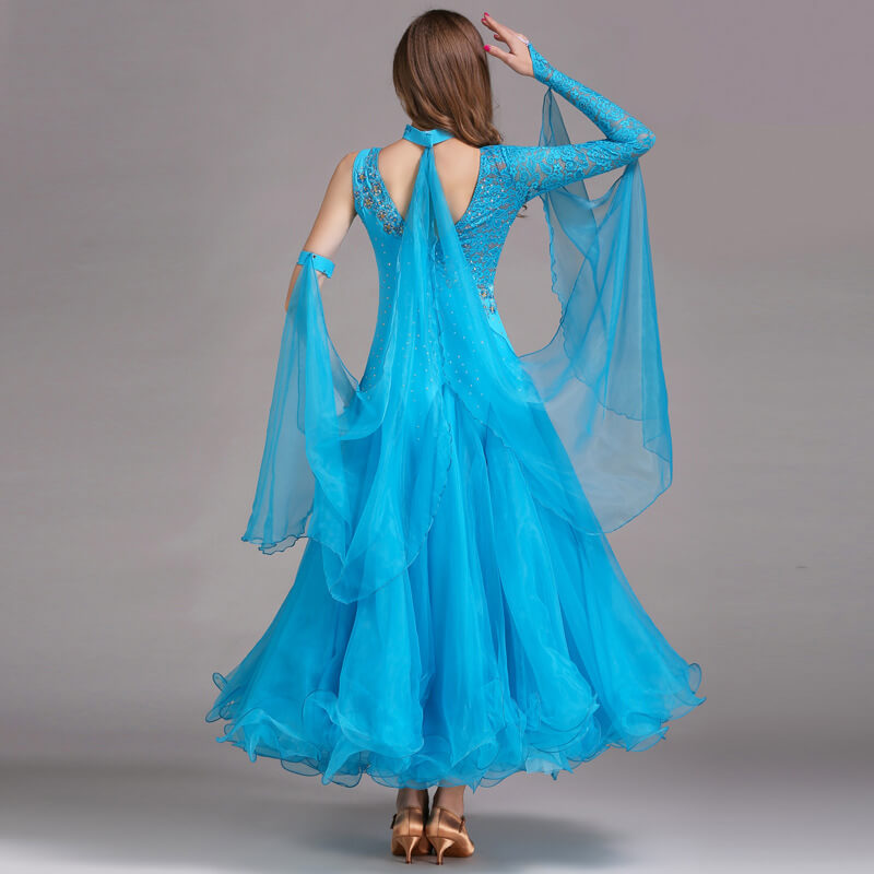 lake blue ballroom dress 2