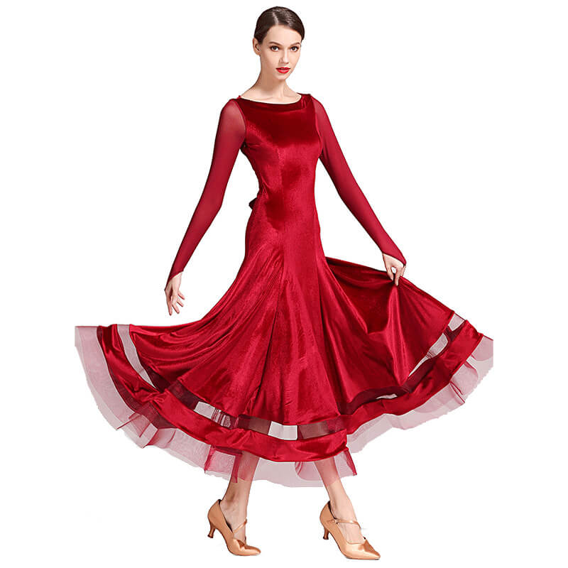 red ballroom dress 1
