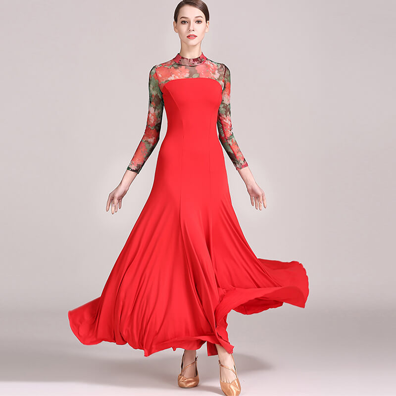 red ballroom dress 2
