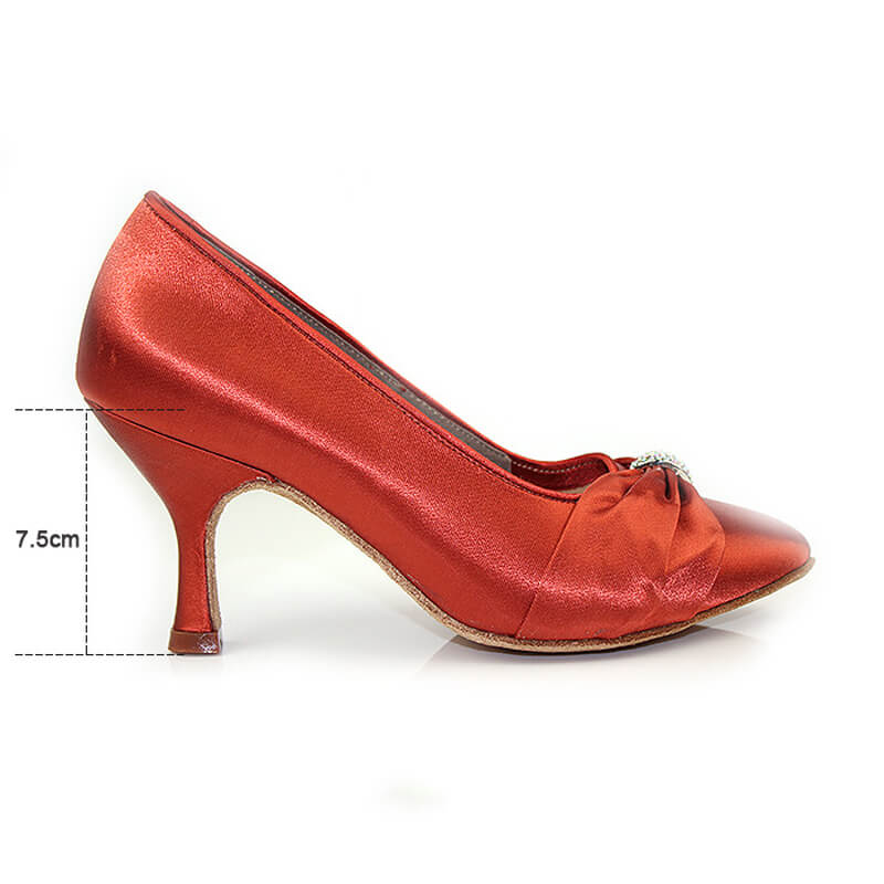 red ballroom shoes
