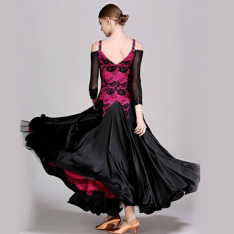 rose red ballroom dress 4