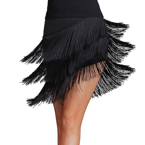black latin skirt
