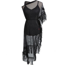 black latin dress