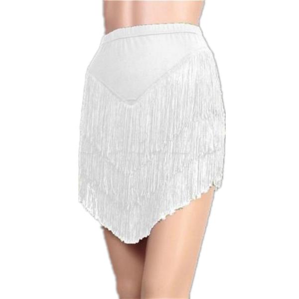 white latin skirt