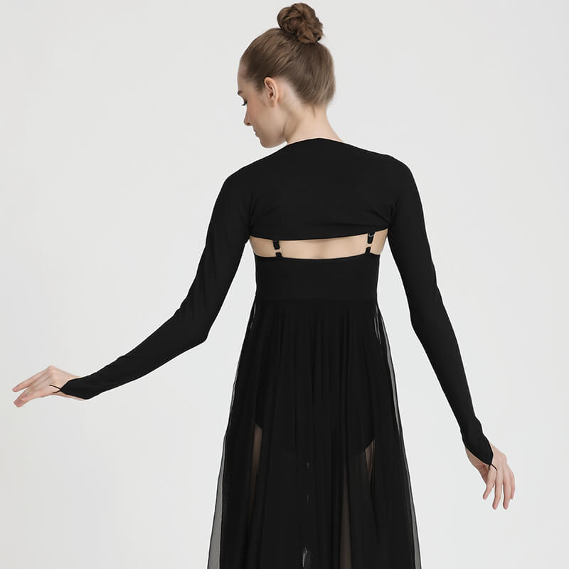 long sleeve black shrug for dresses DRESS COCKTAIL PARTY EVENING SHRUG BLACK LONG SLEEVE MADE IN EUROPE S M L XL 2XL