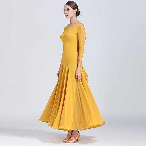 yellow ballroom dress 1