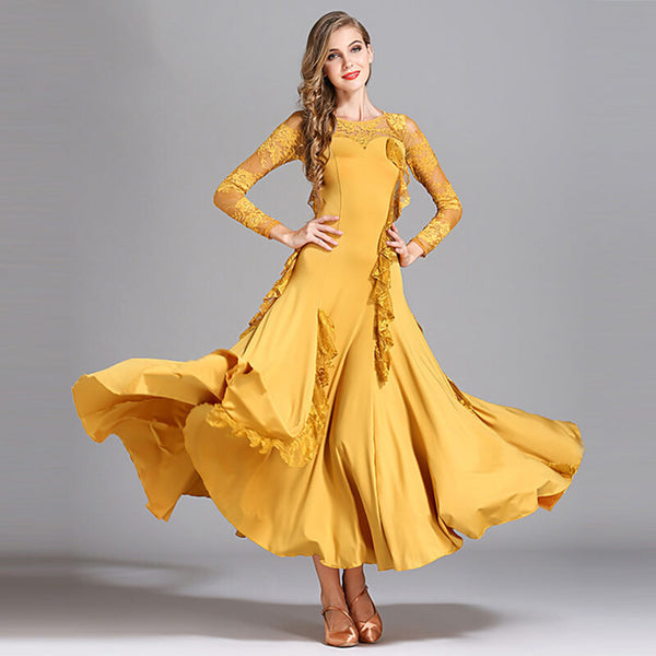 yellow ballroom dress 1