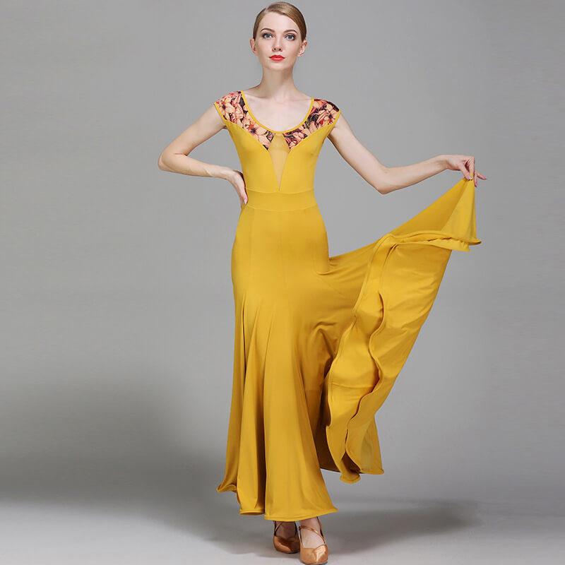 yellow ballroom dress 2