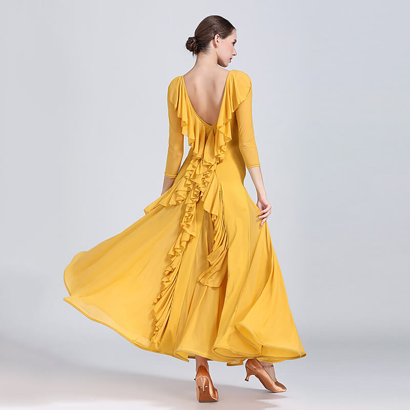 yellow ballroom dress 3